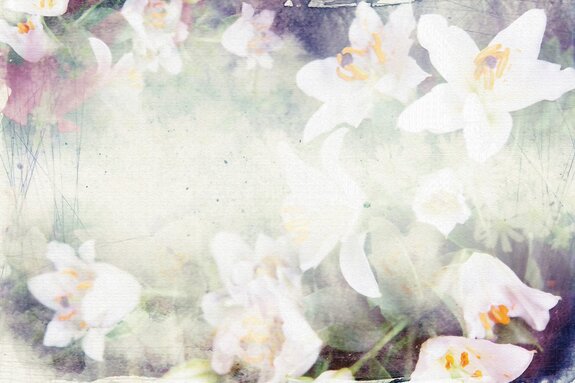 Abstraktes muster mit blumen