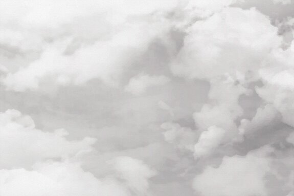 Aquarellhimmel mit wolken