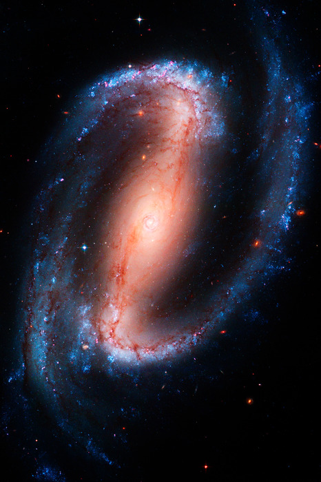 Spiralgalaxie im weltraum