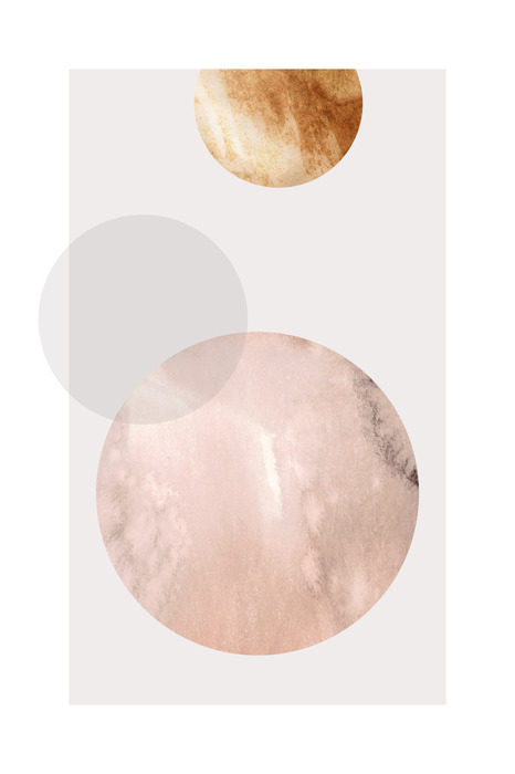 Geometrische, beige, strukturierte kreise