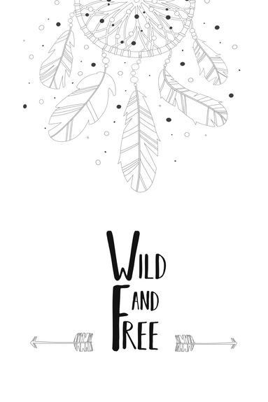 Wild and free (1 part) vertical