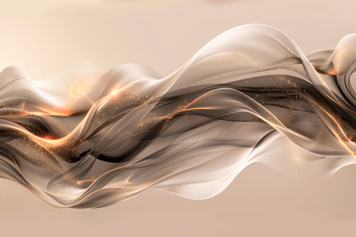 Wellenförmige muster in beigetönen