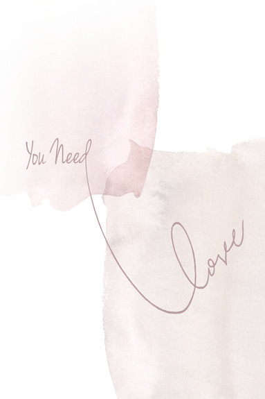 You need love (1 part) vertical