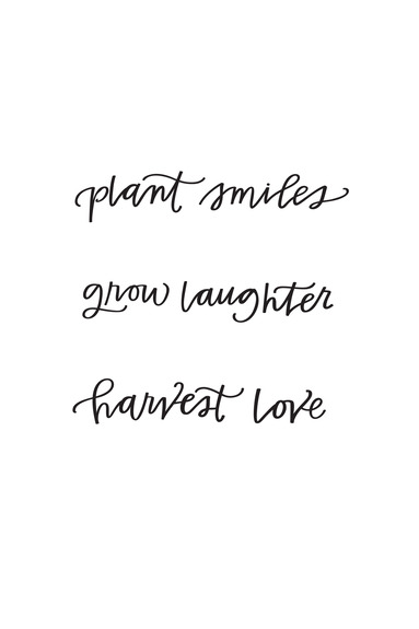 Joy and love (1 part) vertical