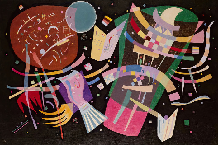 Reproduktion von komposition x von wassily kandinsky