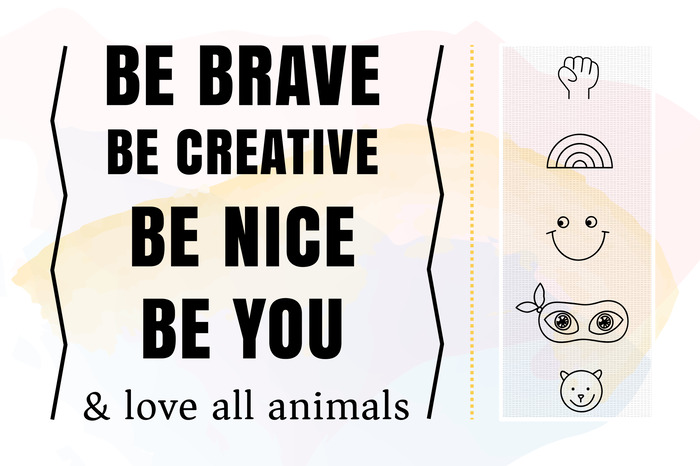 Eine inschrift, die zu handeln und liebe anspornt.