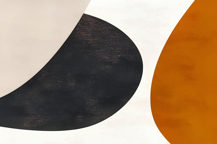 Abgerundete formen im minimalistischen stil