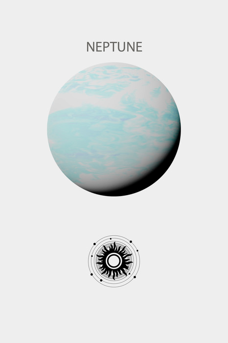 Neptun, der blaue planet