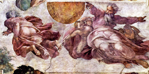 Die geburt des lichts im sixtinischen gewölbe