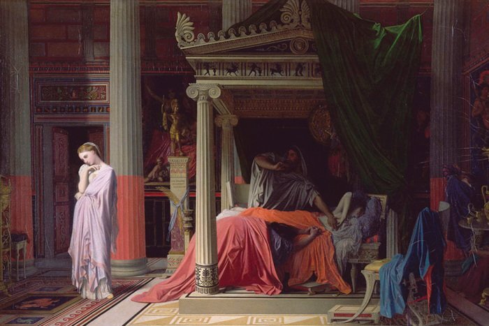 Antiochus und stratonike reproduktion des werkes