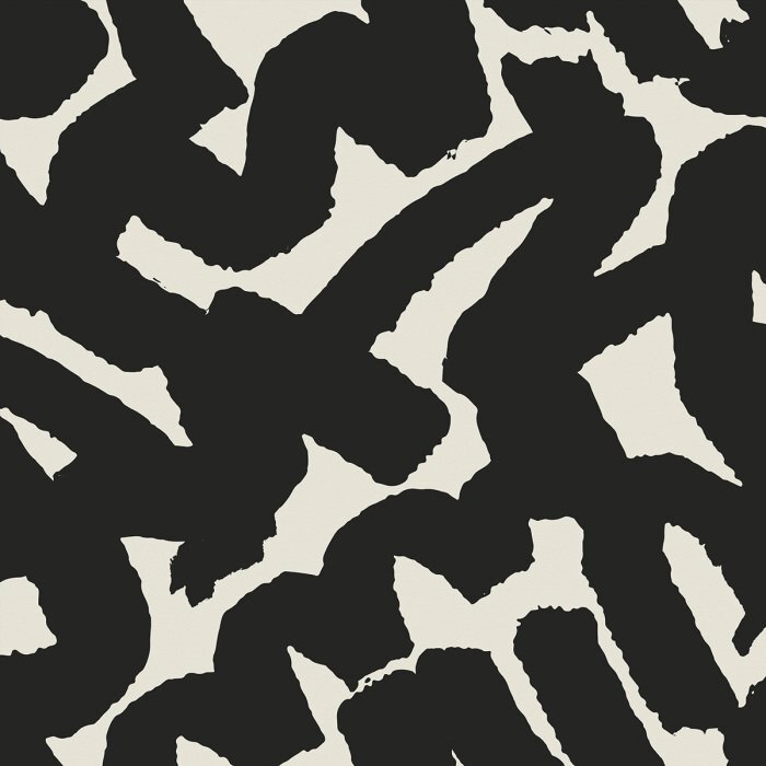 Die energie des pinsels auf hellem hintergrund