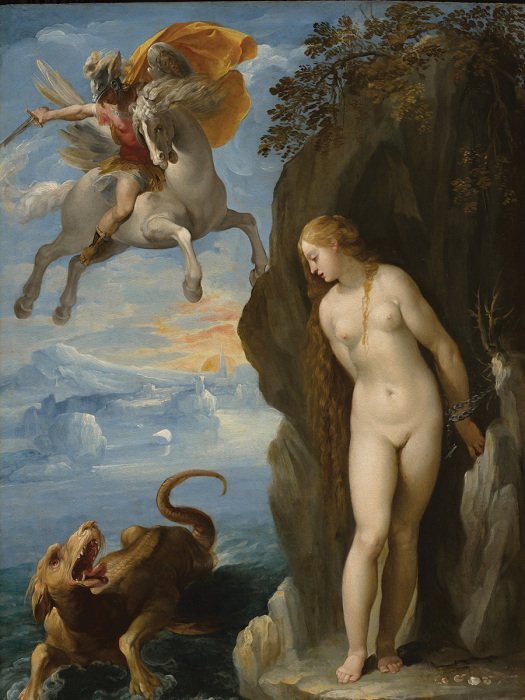 Perseus rettet andromeda (reproduktion)