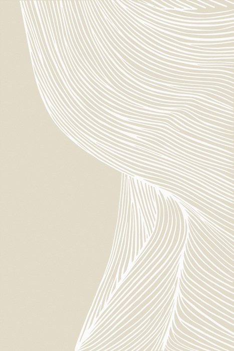 Wogende streifen der harmonie und des lichts