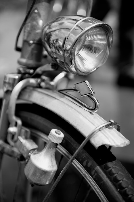 Vintage-fahrradlampe