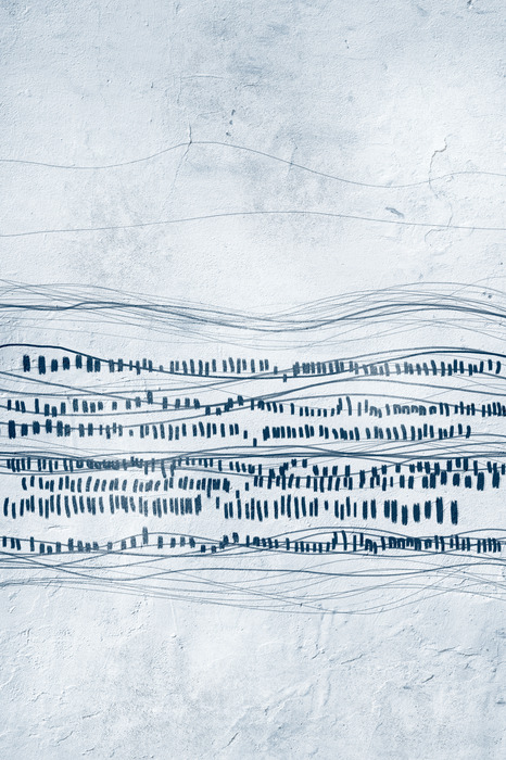 Minimalistische nautische linien auf hellem hintergrund