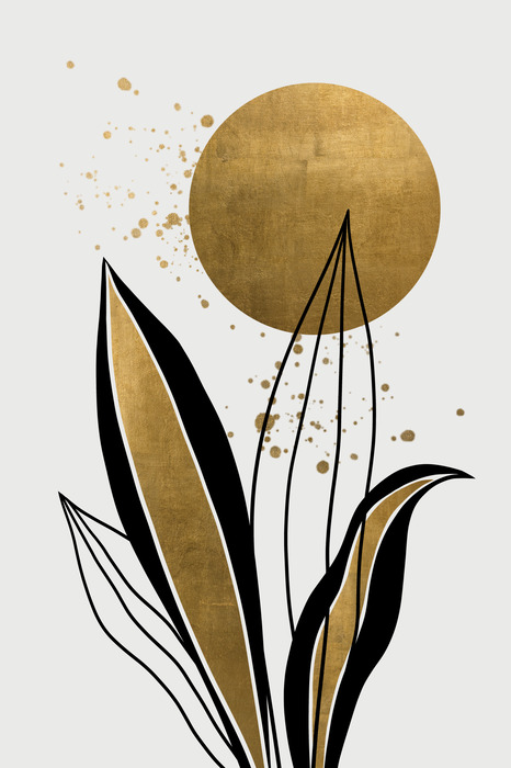 Moderne botanik im goldenen sonnenlicht