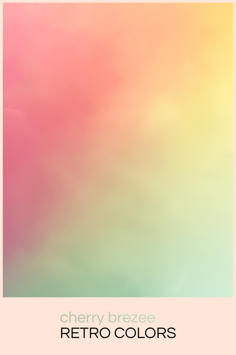 Ein zarter, verschwommener hintergrund mit retro-charme