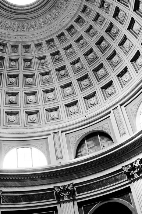 Das monumentale innere der kuppel