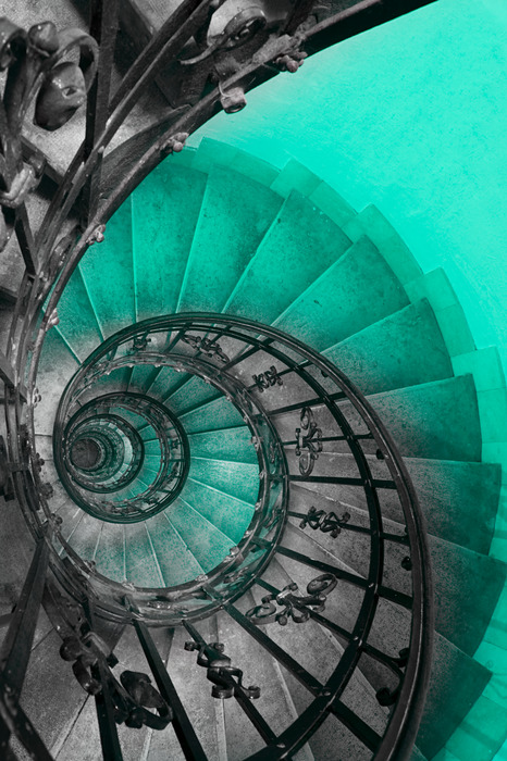 Geometrische wendeltreppe