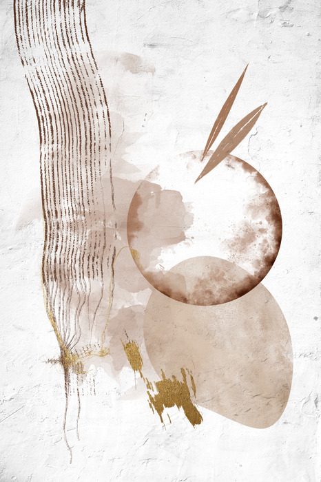 Minimalistische aquarellformen