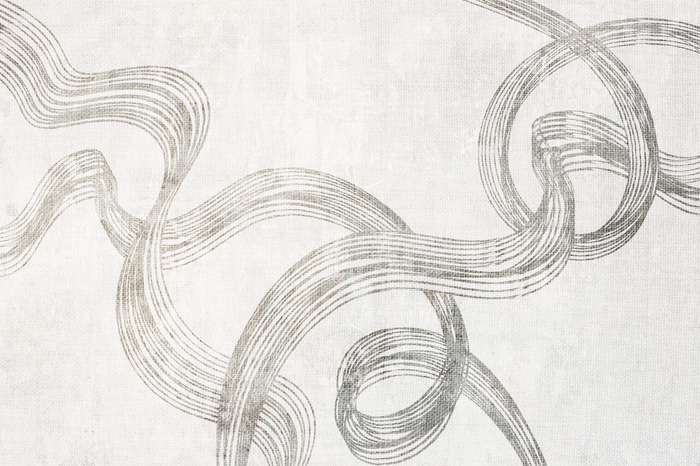 Ein dezentes, dekoratives linienmotiv