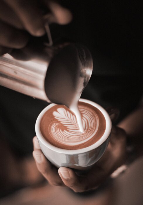 Kaffeetasse fotografie im vintage-stil