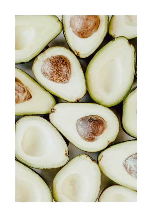 Avocado-fotografie grüne gemüse