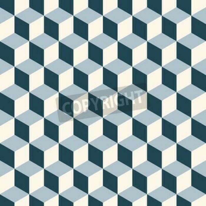 Fototapete Würfel 3D