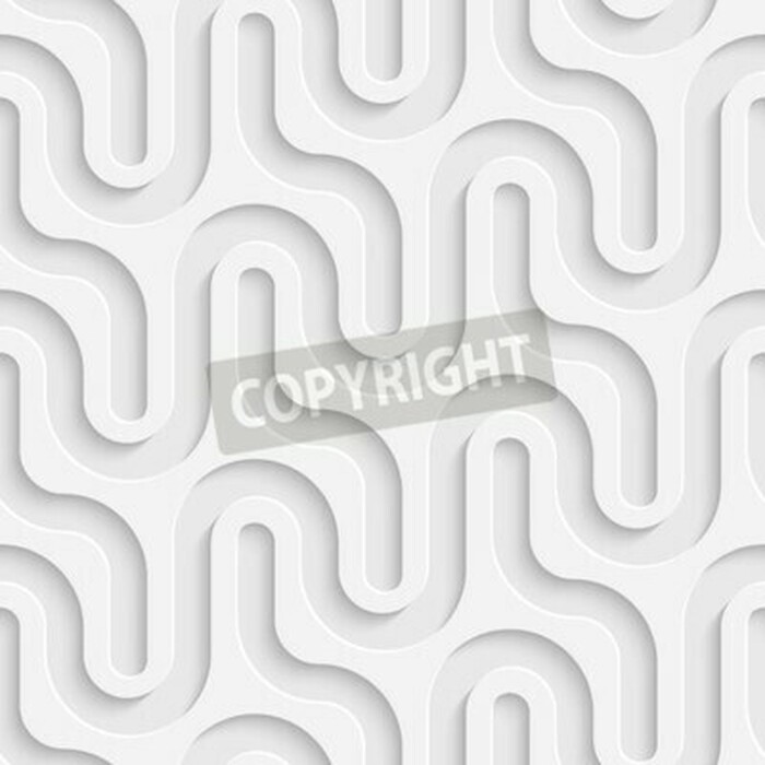 Fototapete Weißes Labyrinth