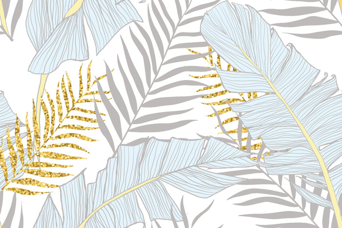 Fototapete Muster in Pastellfarben mit Natur