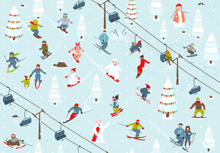 Bild Bunter Sport in den Bergen