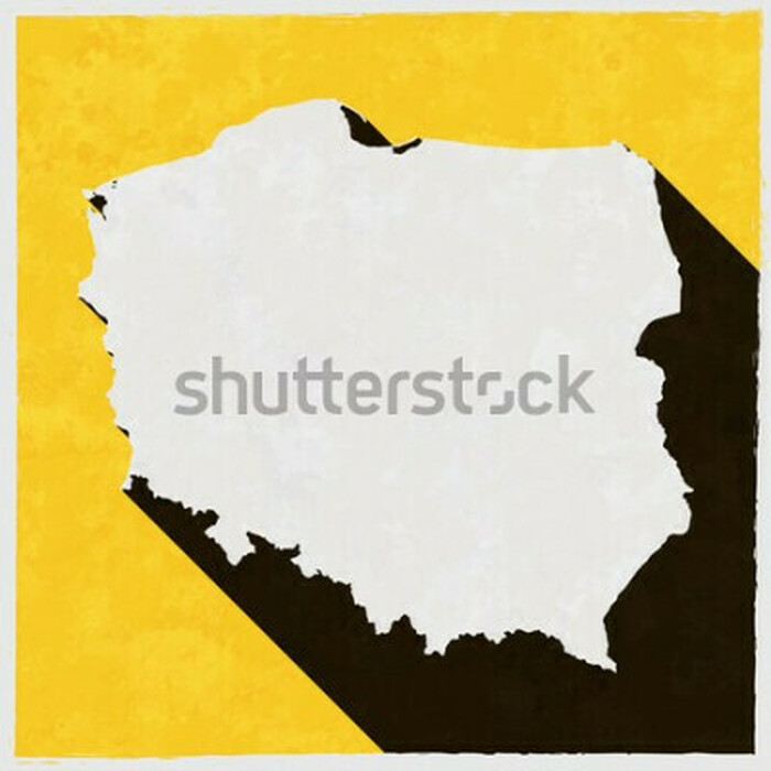 Bild Karte von Polen grafisch