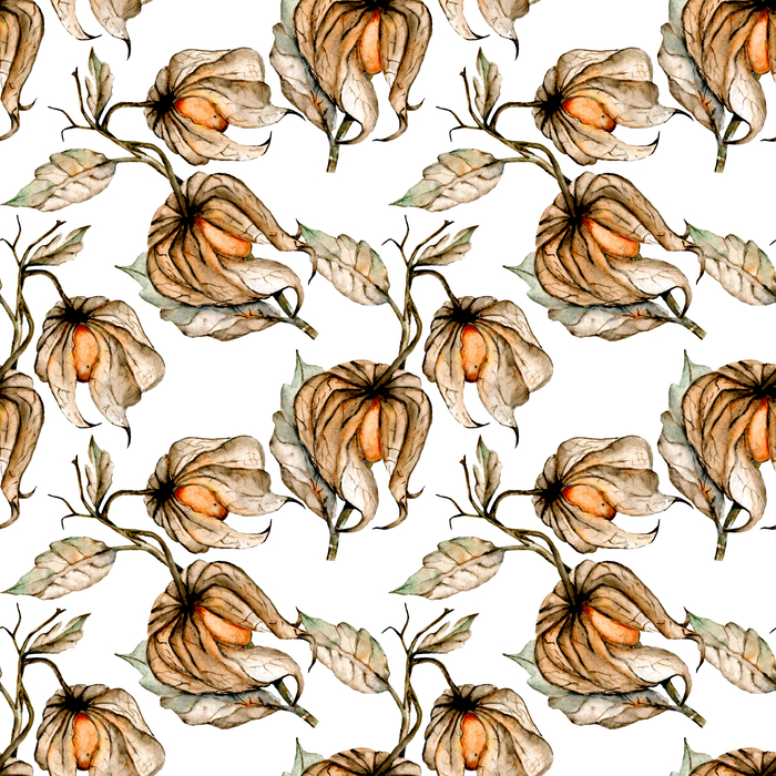 Bild Gemaltes Muster mit Blumen