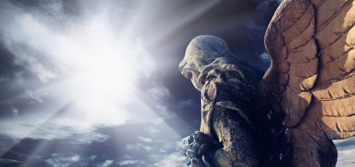 Bild Antike Architektur mit Engel