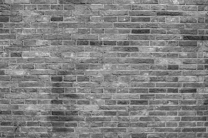 Fototapete Mauer mit grauen Ziegeln
