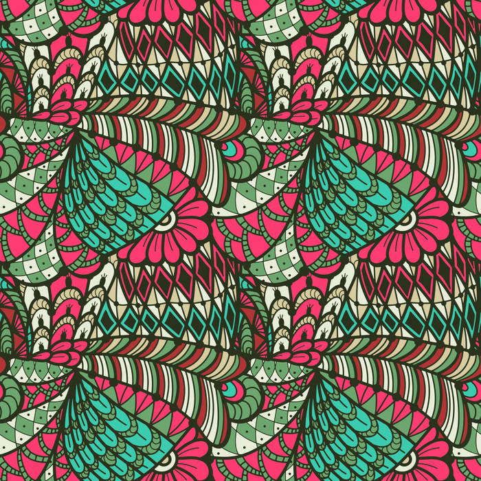 Bild Ornament mit Blumenmotiv