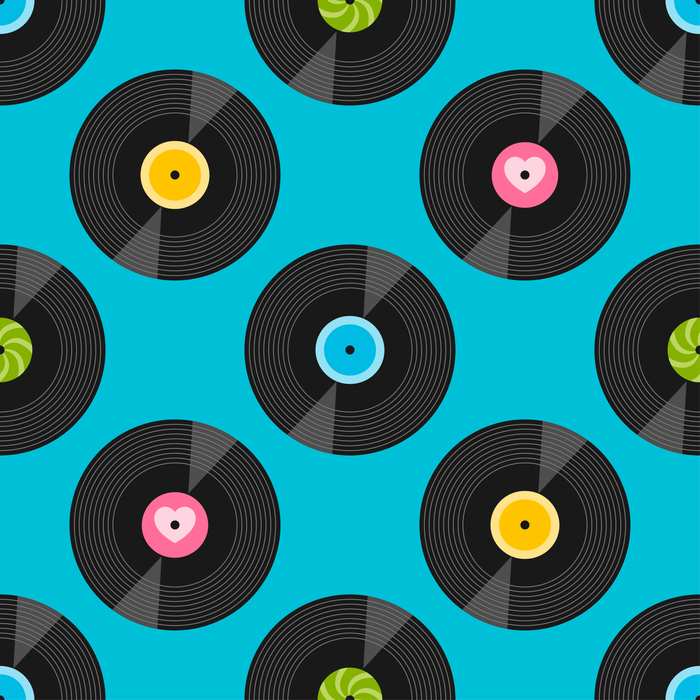 Poster Musik-Schallplatten