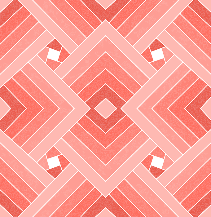 Fototapete Weiß Rosa Geometrie