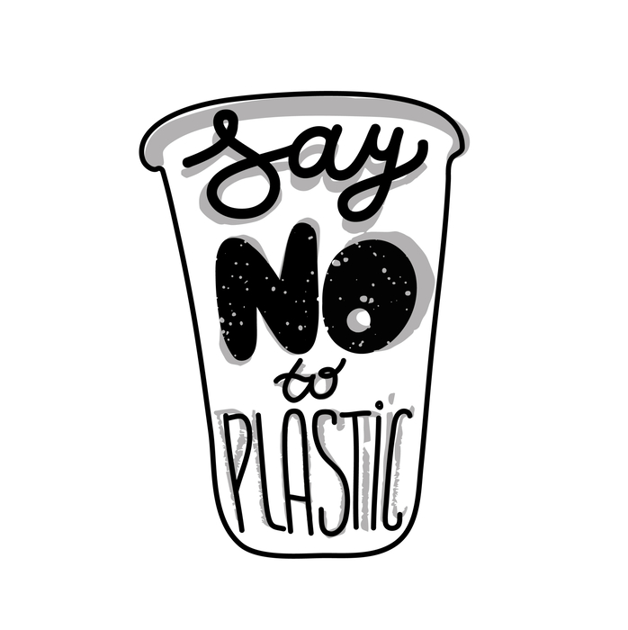 Poster Ökologische Typografie