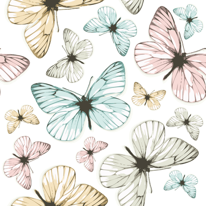 Bild Minimalistische Schmetterlinge