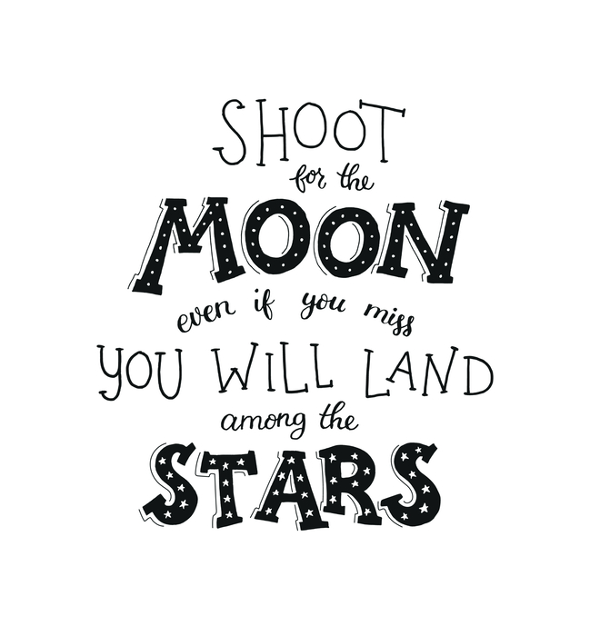 Poster Inspirierende Illustration mit Aufschrift