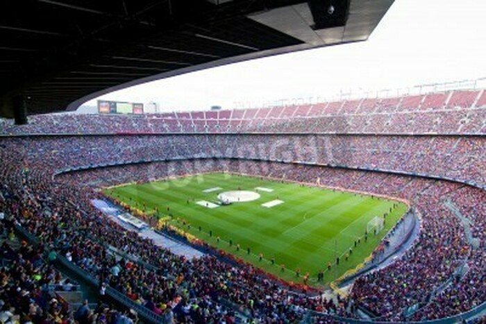 Fototapete Stadion voller Fans