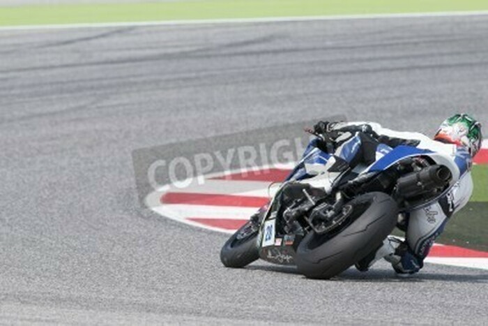 Fototapete Motorradrennen