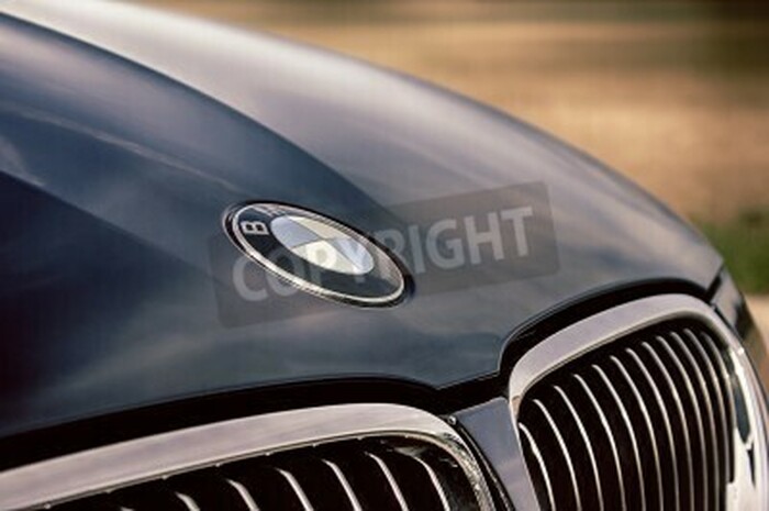 Fototapete Schwarzes Auto BMW