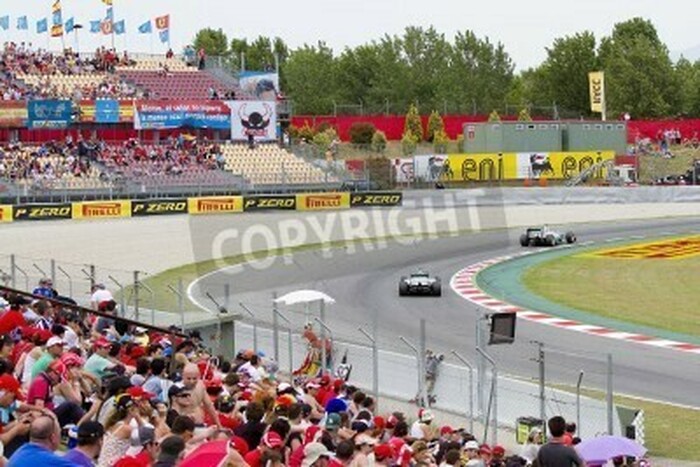 Fototapete Publikum beim Formel-1-Rennen