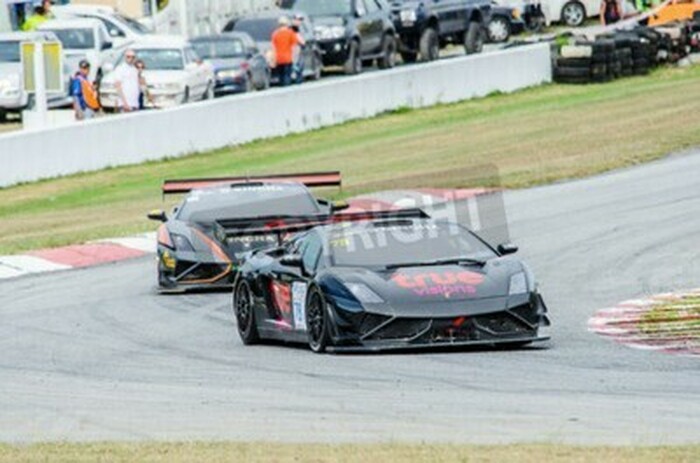 Fototapete Schwarze Sportautos