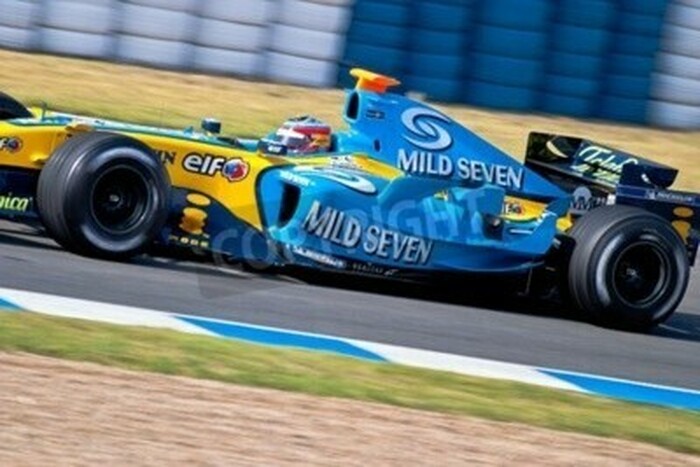 Fototapete Training der Formel 1