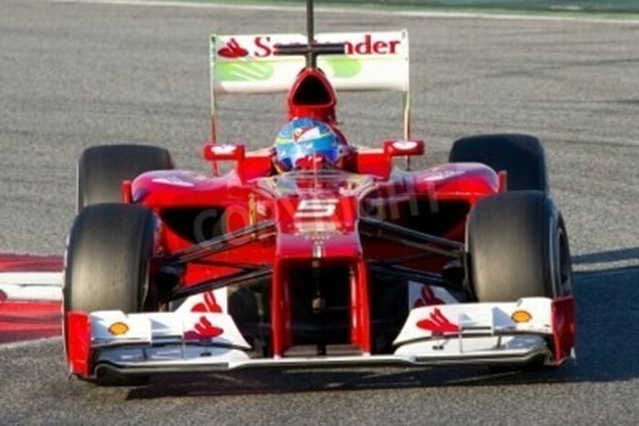 Fototapete Probefahrt in Barcelona