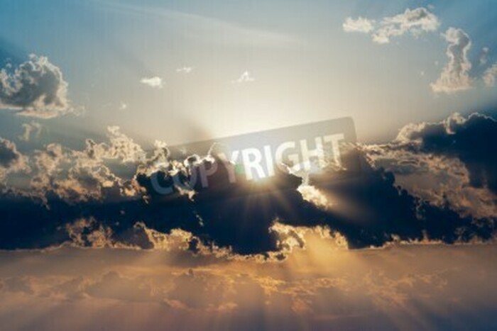 Fototapete Himmel und moderne Stadt