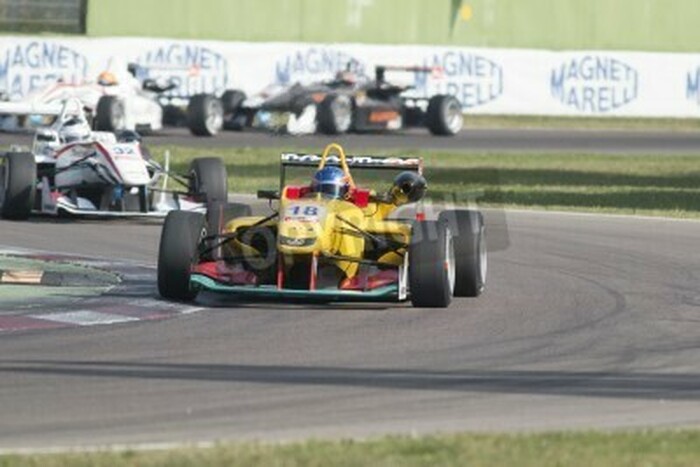 Fototapete Sportauto auf der Strecke